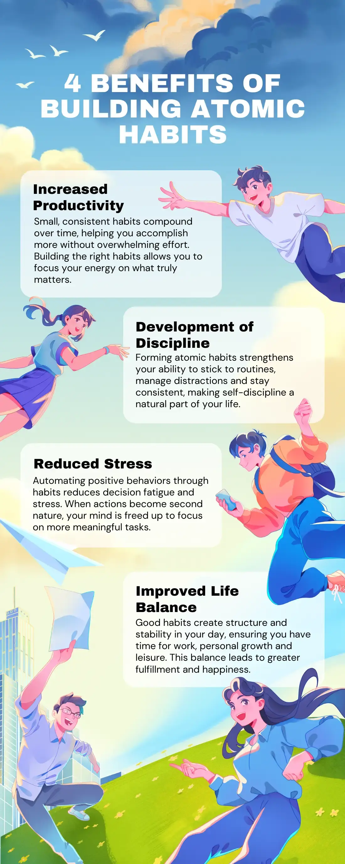 4 Benefits of building atomic habits